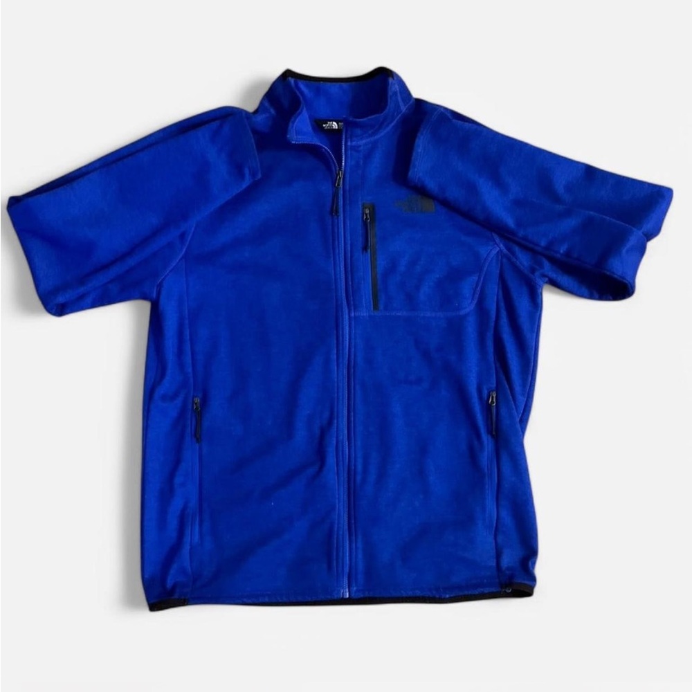 Men's The North Face Size Large Fleece Jacket - Vibrant Blue